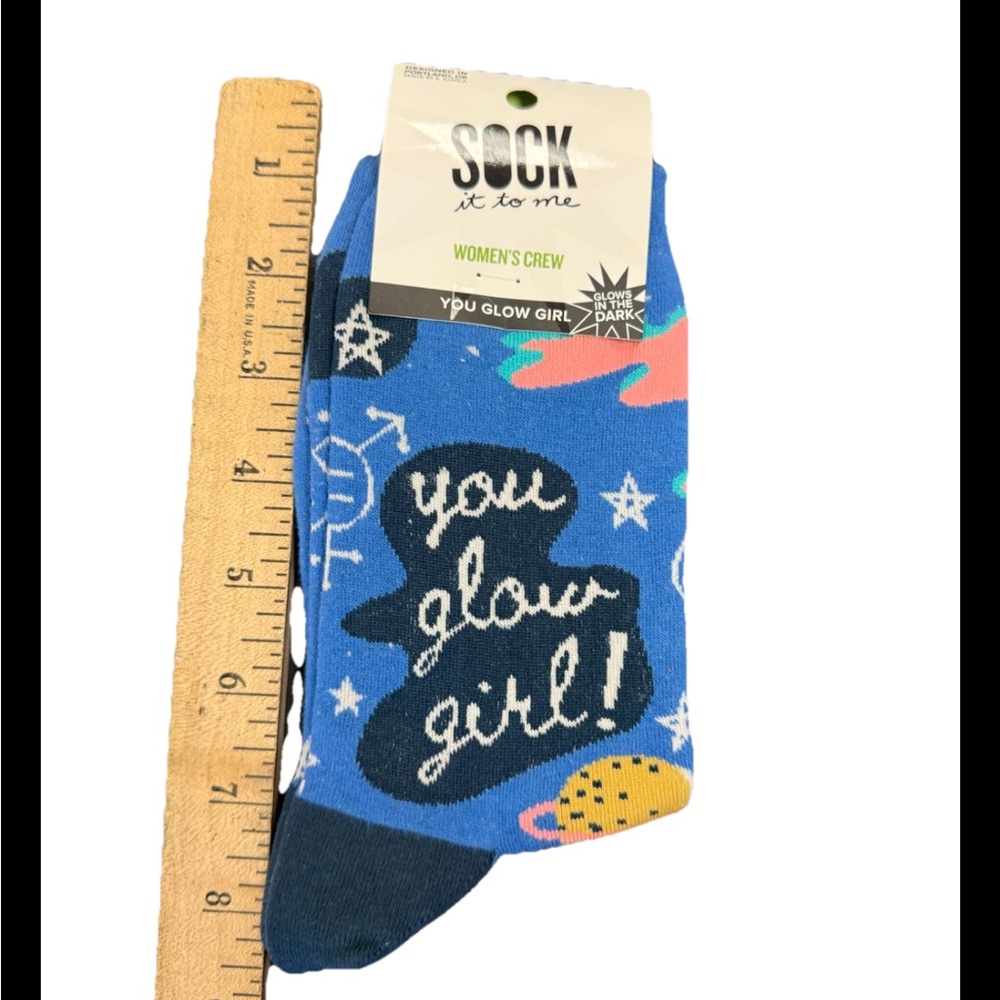 Sock it to Me Women's Crew Socks - You Glow Girl